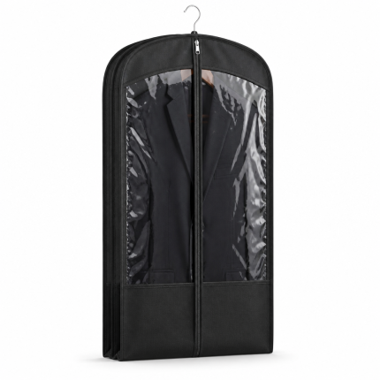 3D Gusseted Suit Bag with PVC Window - Custom